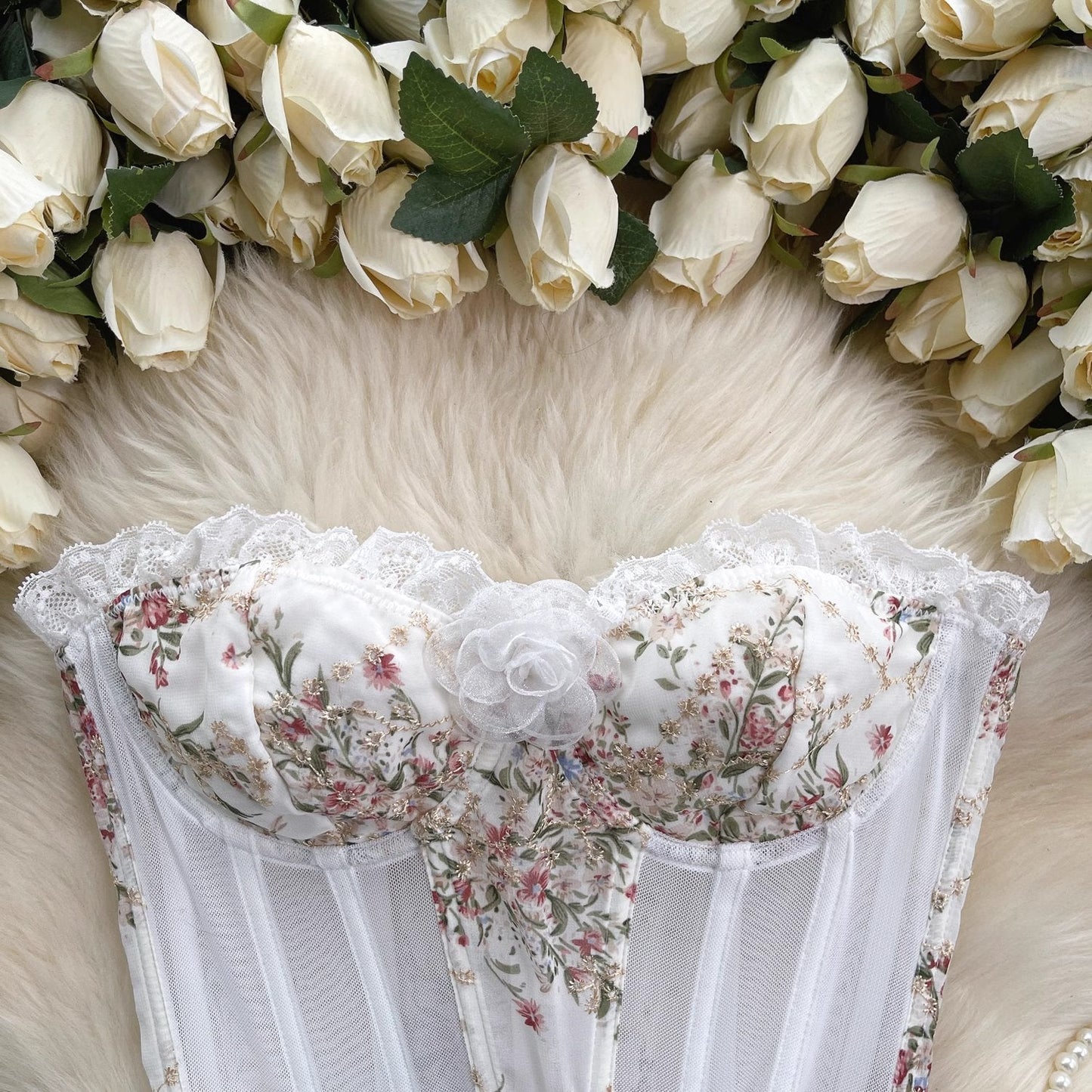 Vivienne Lace Corset Top