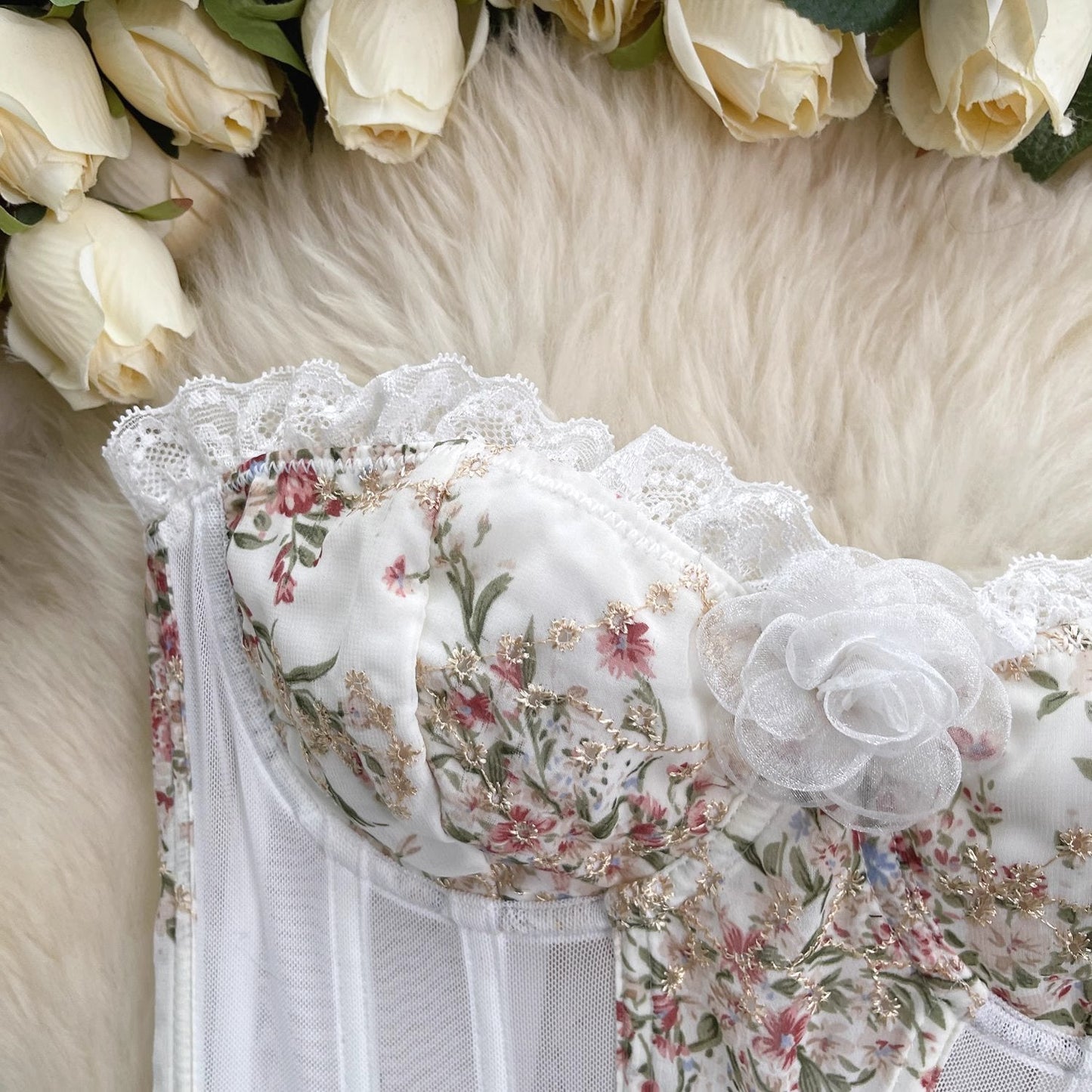 Vivienne Lace Corset Top