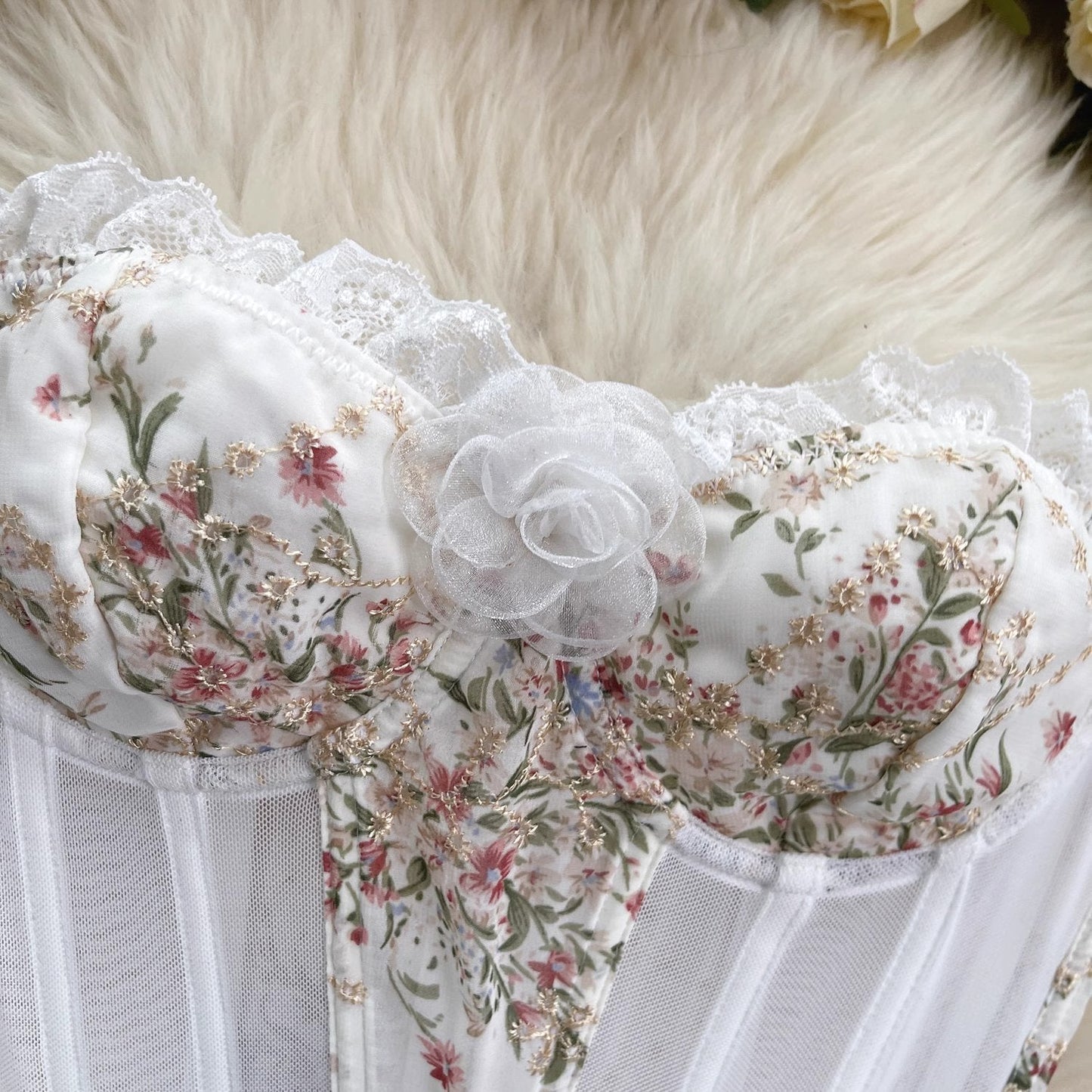 Vivienne Lace Corset Top