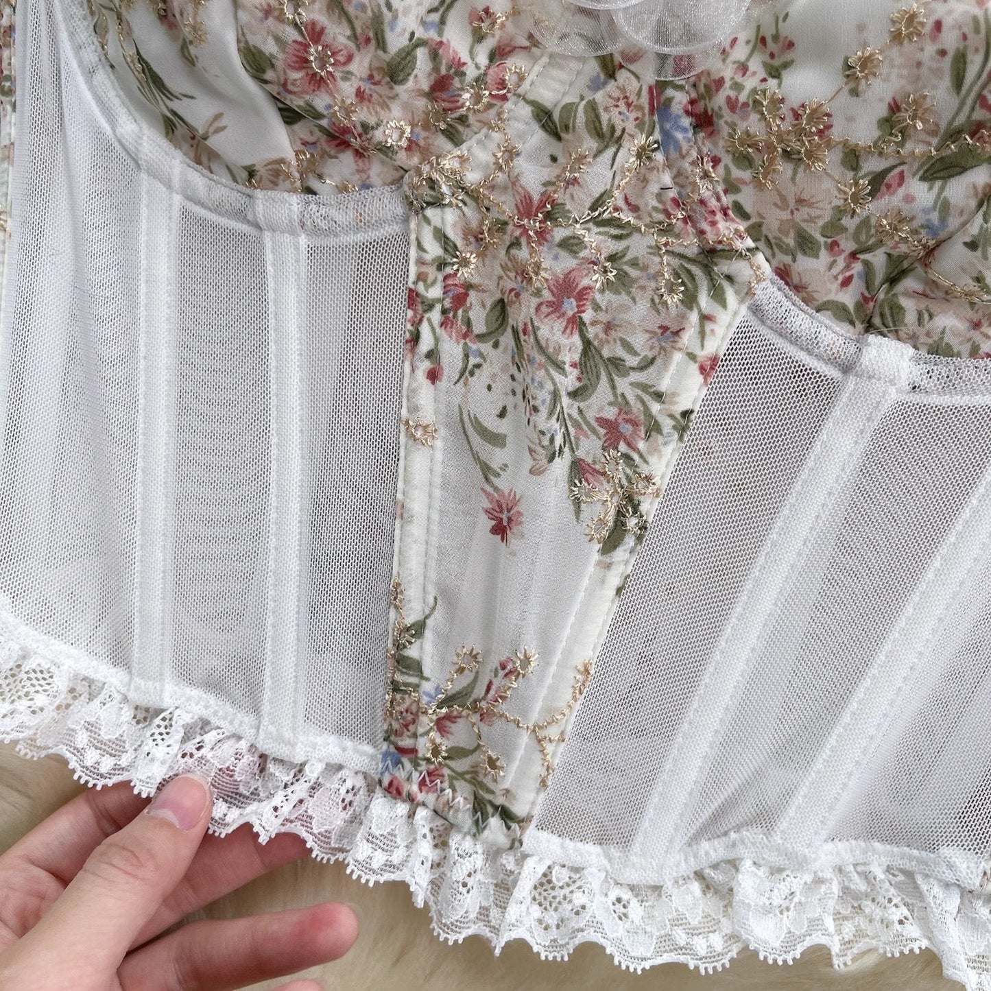 Vivienne Lace Corset Top