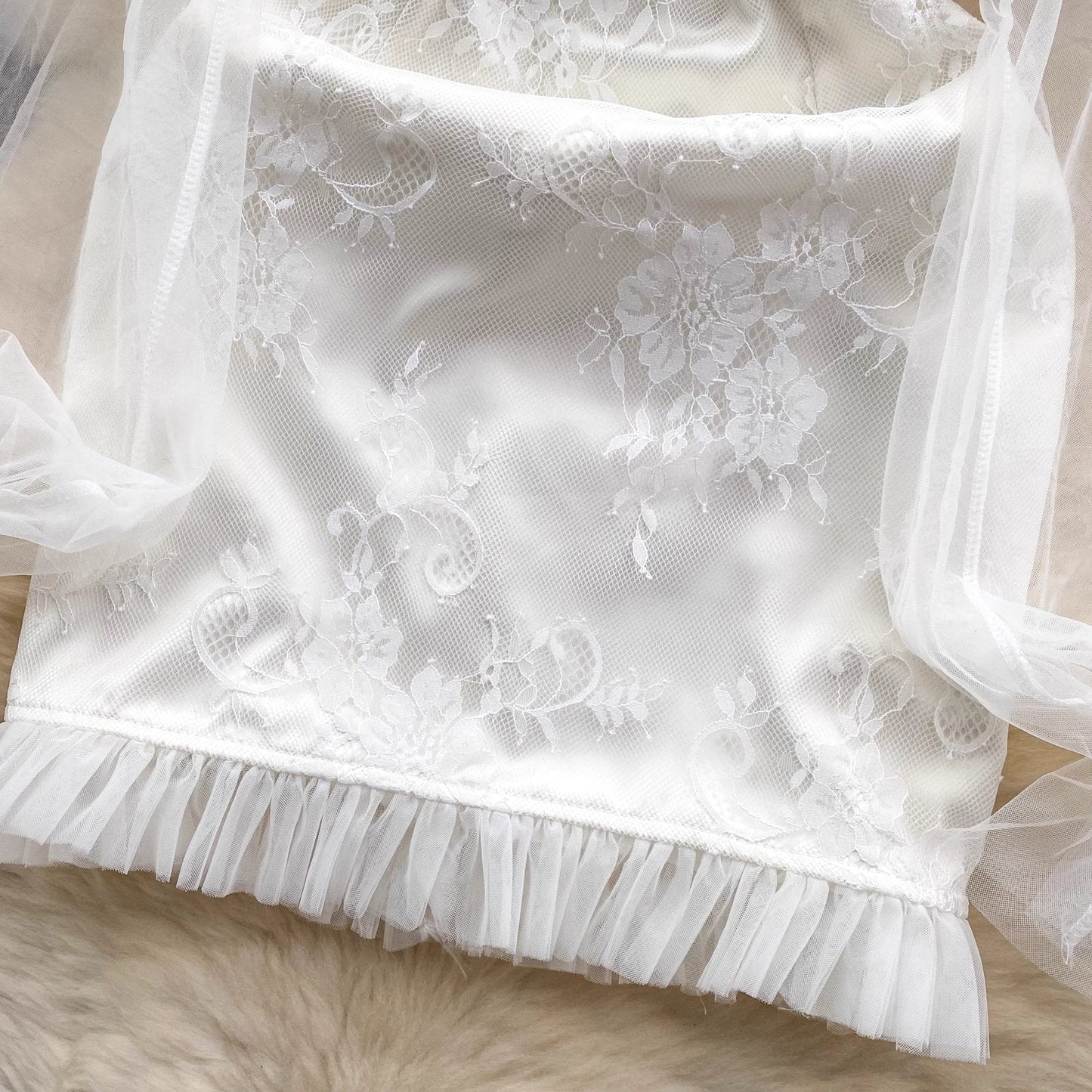 Camilla Lace Puff Sleeve Dress