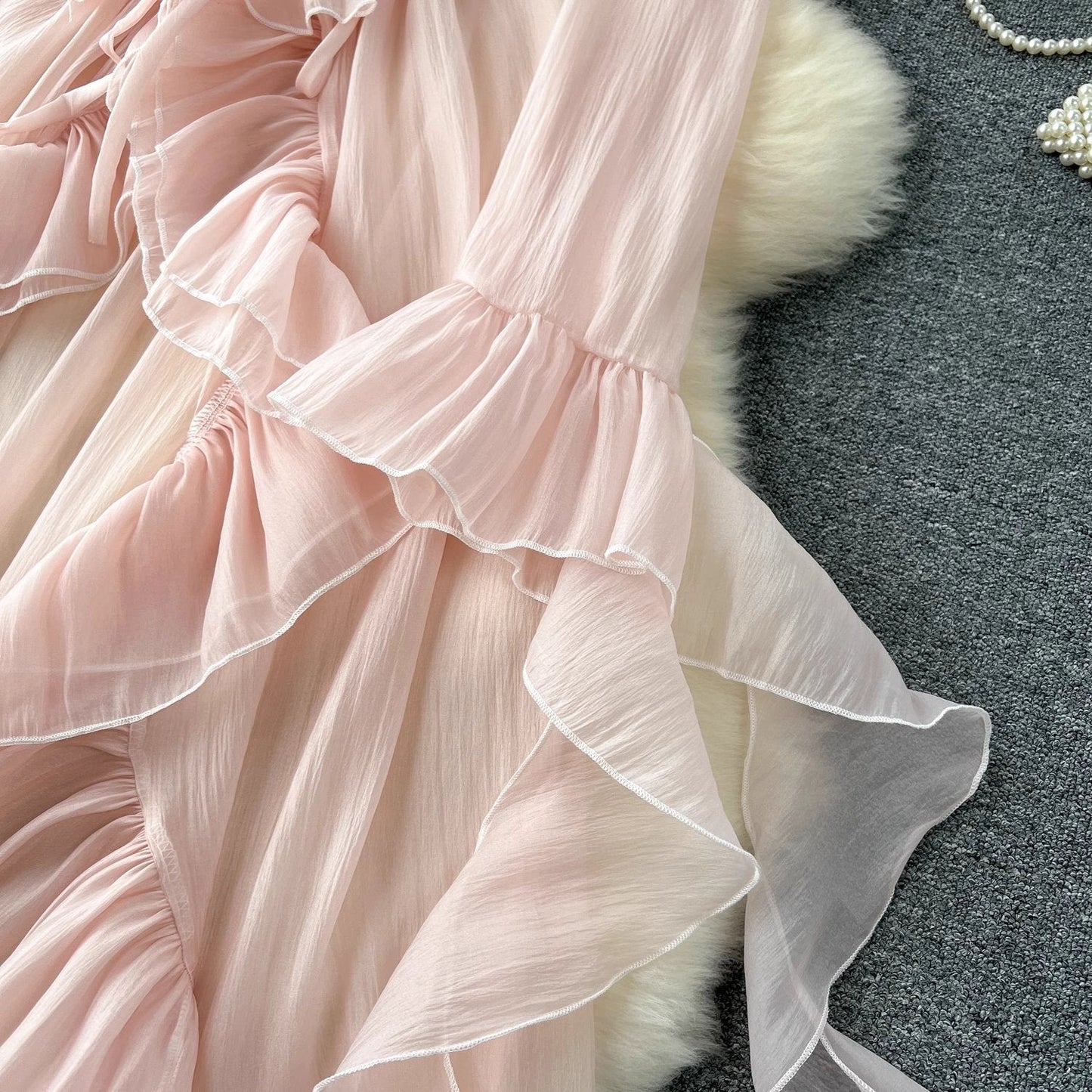 Rosalie Ruffle Chiffon Cardigan