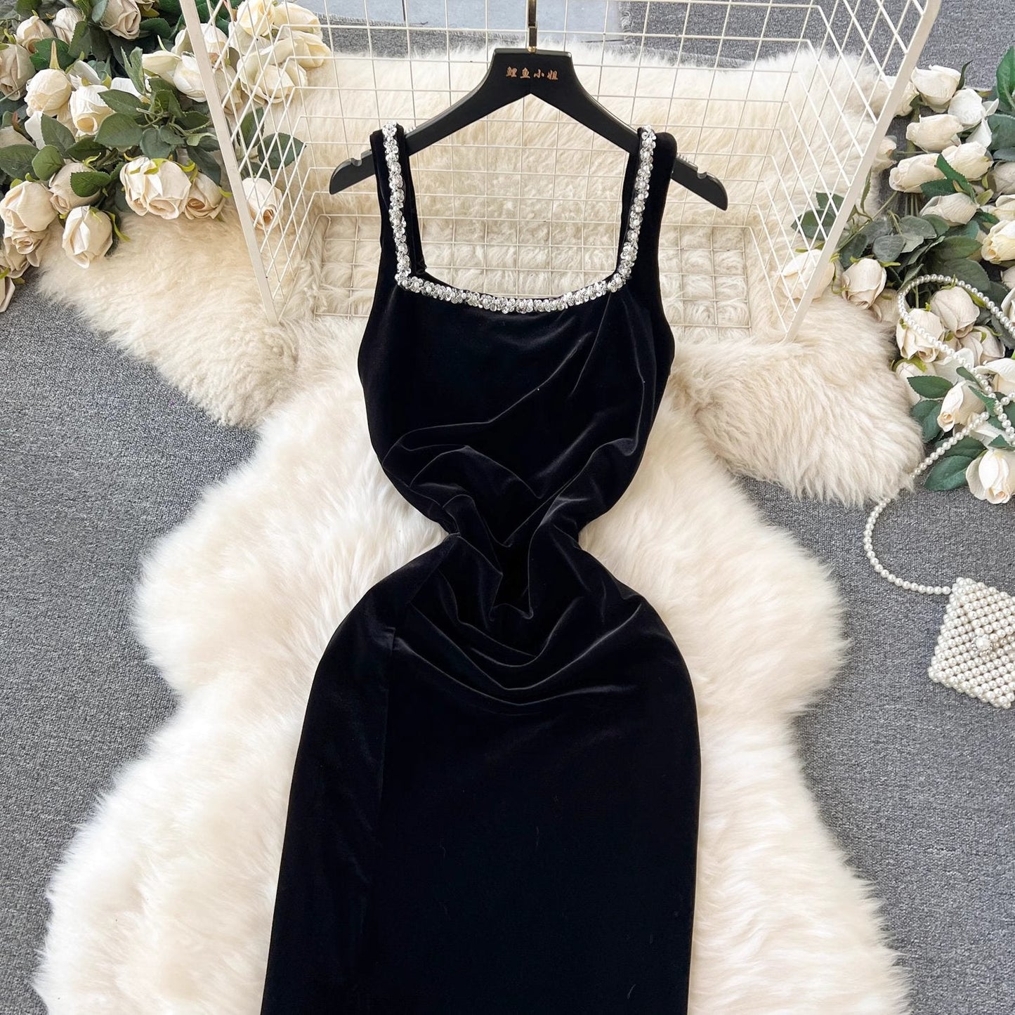 Paris Velvet Dress
