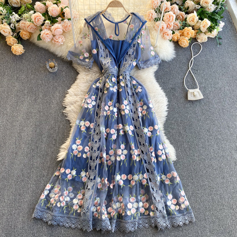 Aurora Embroidered Dress