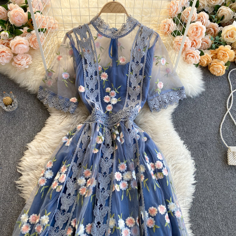 Aurora Embroidered Dress