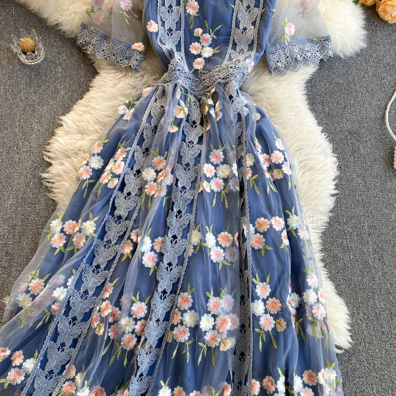 Aurora Embroidered Dress
