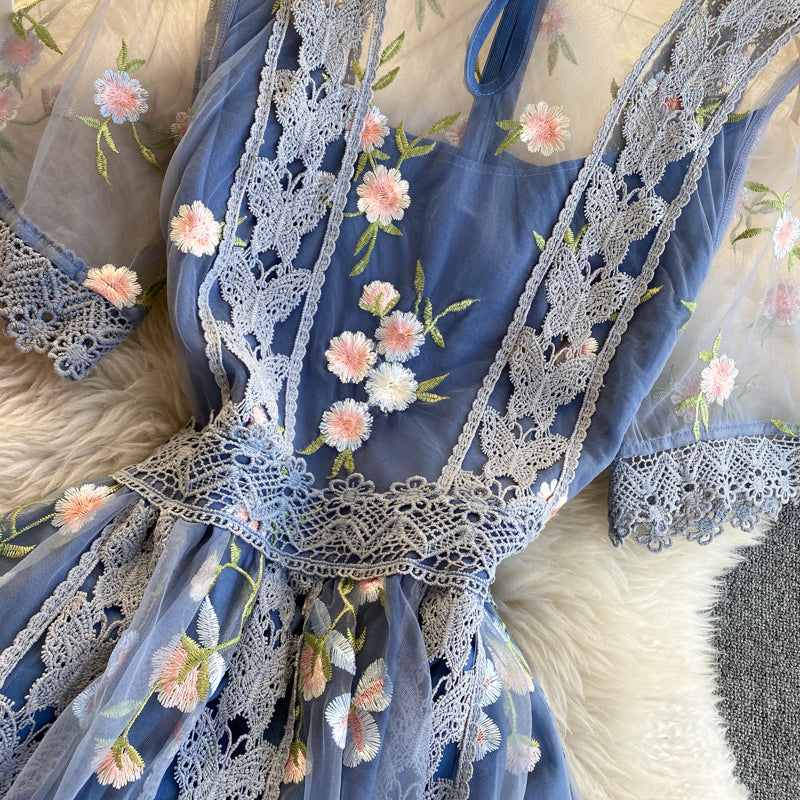 Aurora Embroidered Dress