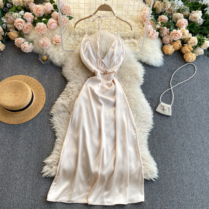 Angel Open Back Dress