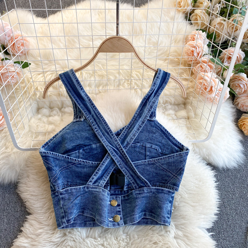 Angie Two Piece Denim Set