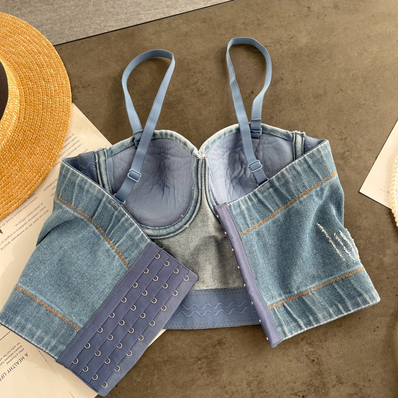 Baylee Denim Top