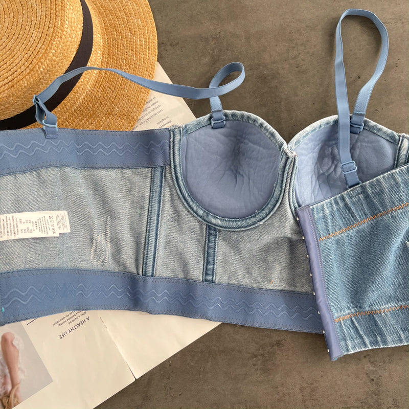 Baylee Denim Top