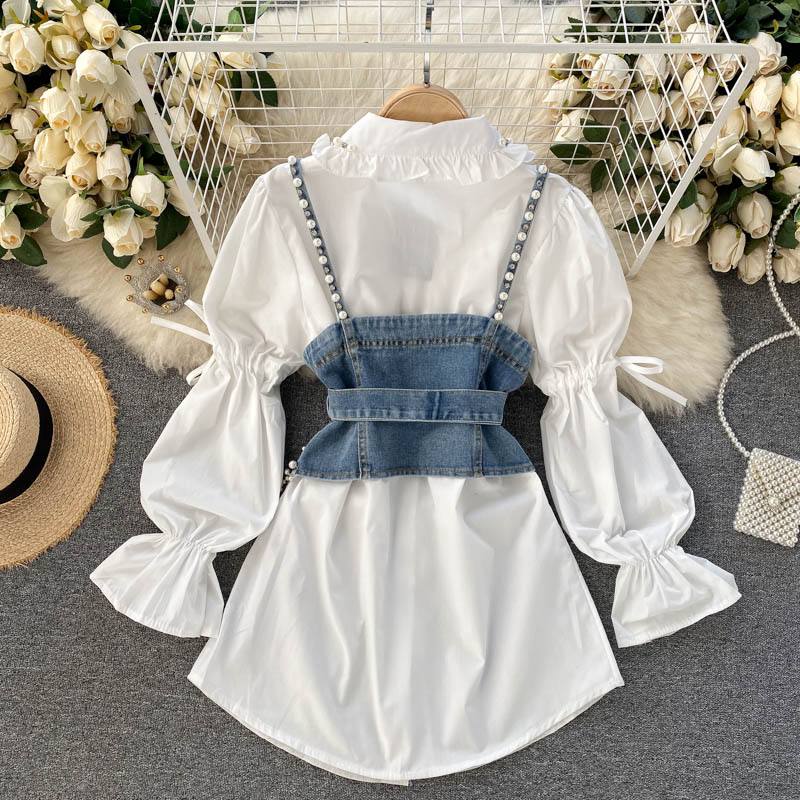 Beatrix Denim Two Piece Set