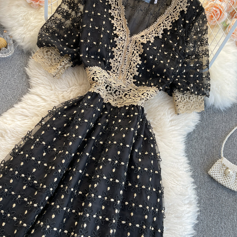 Catalina Embroidered Dress