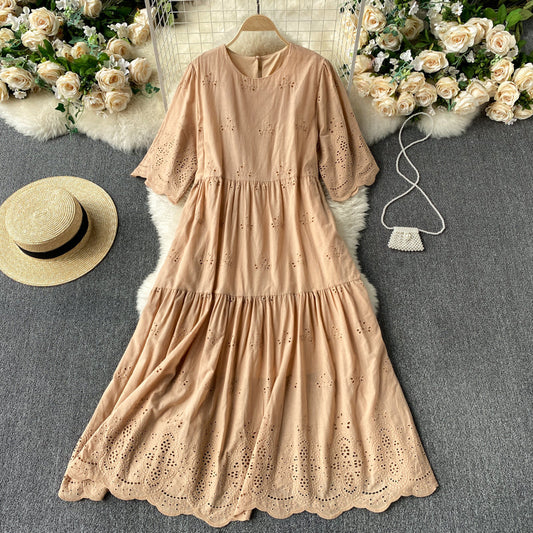 Evelyn Eyelet Dress