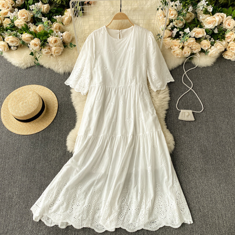 Evelyn Eyelet Dress