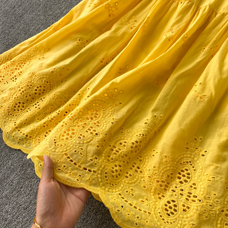 Evelyn Eyelet Dress
