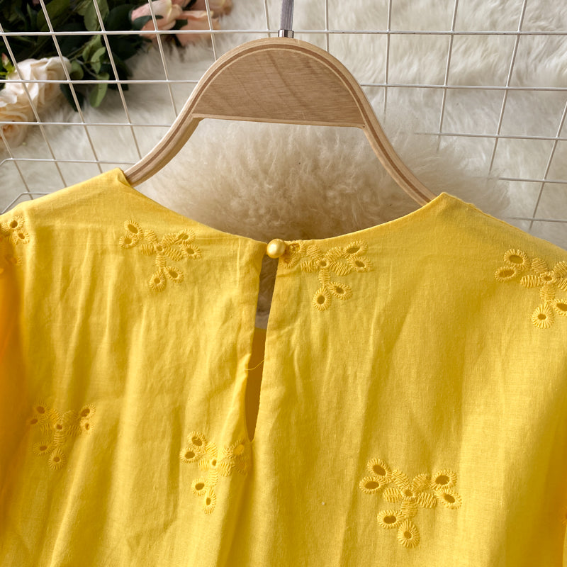 Evelyn Eyelet Dress