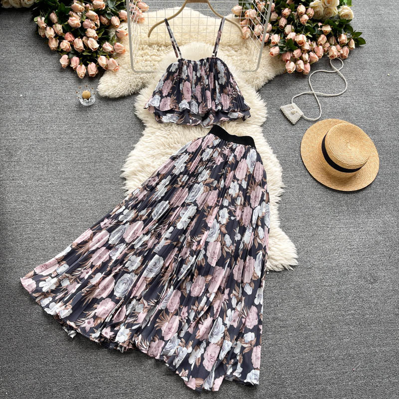 Madisyn Pleated Two Piece Set