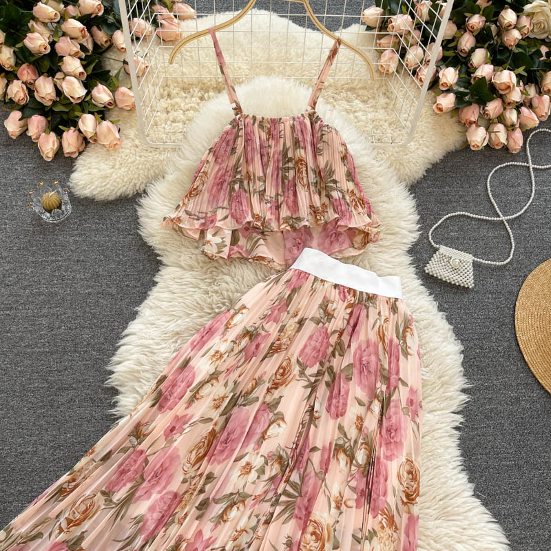 Madisyn Pleated Two Piece Set
