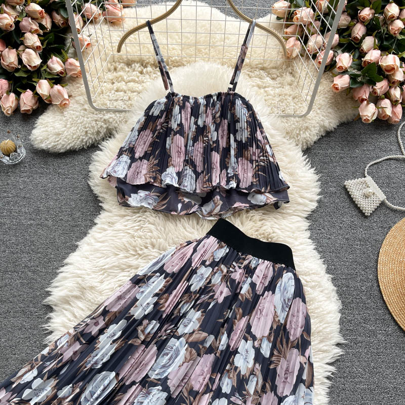 Madisyn Pleated Two Piece Set