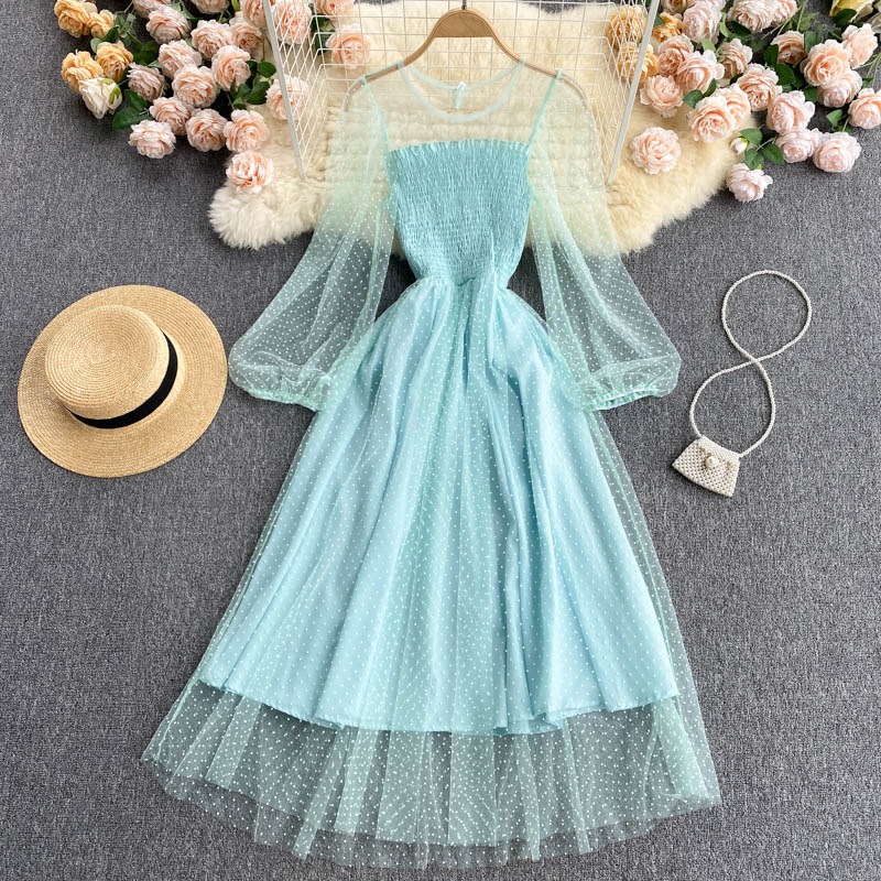 Amina Mesh Dress