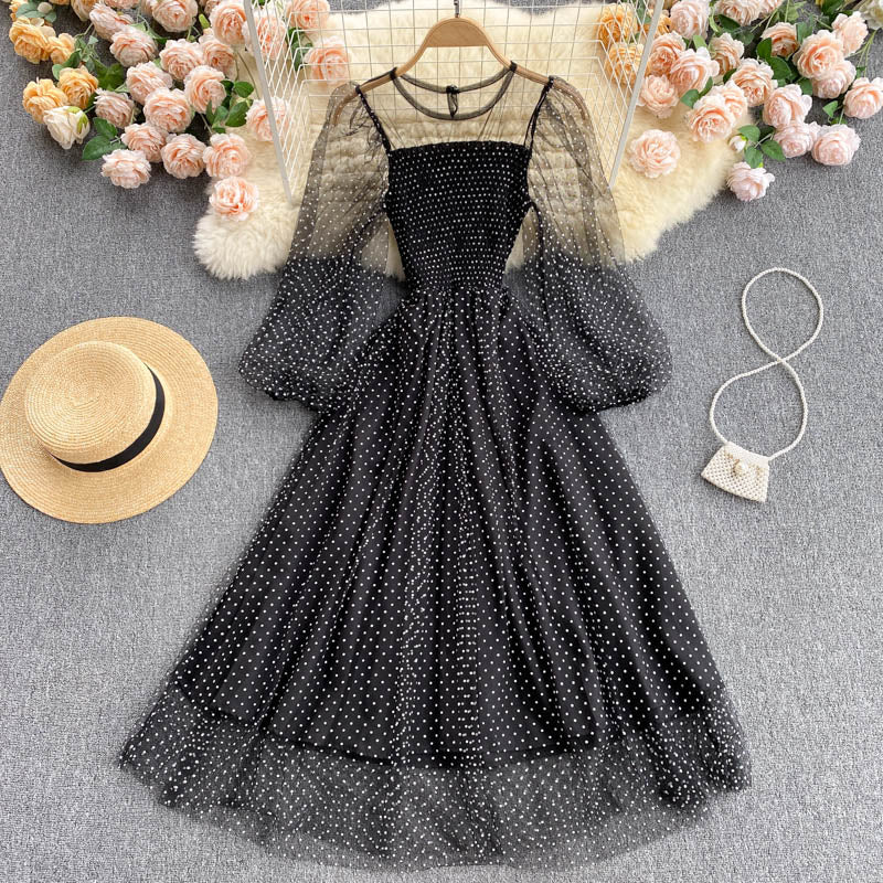 Amina Mesh Dress