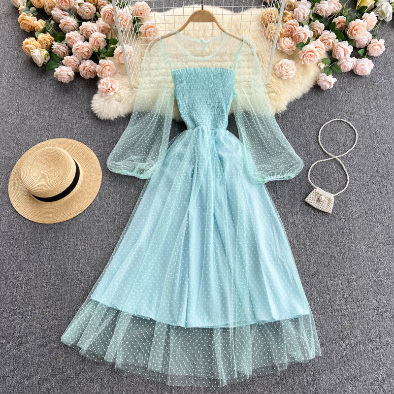 Amina Mesh Dress