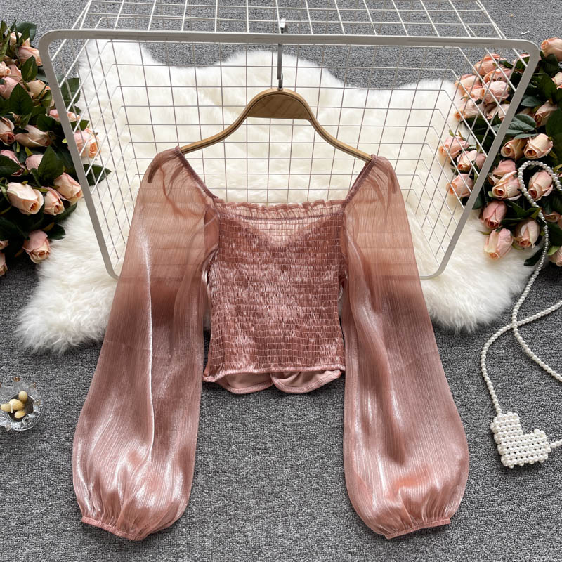 Zuri Chiffon Puff Sleeve Top