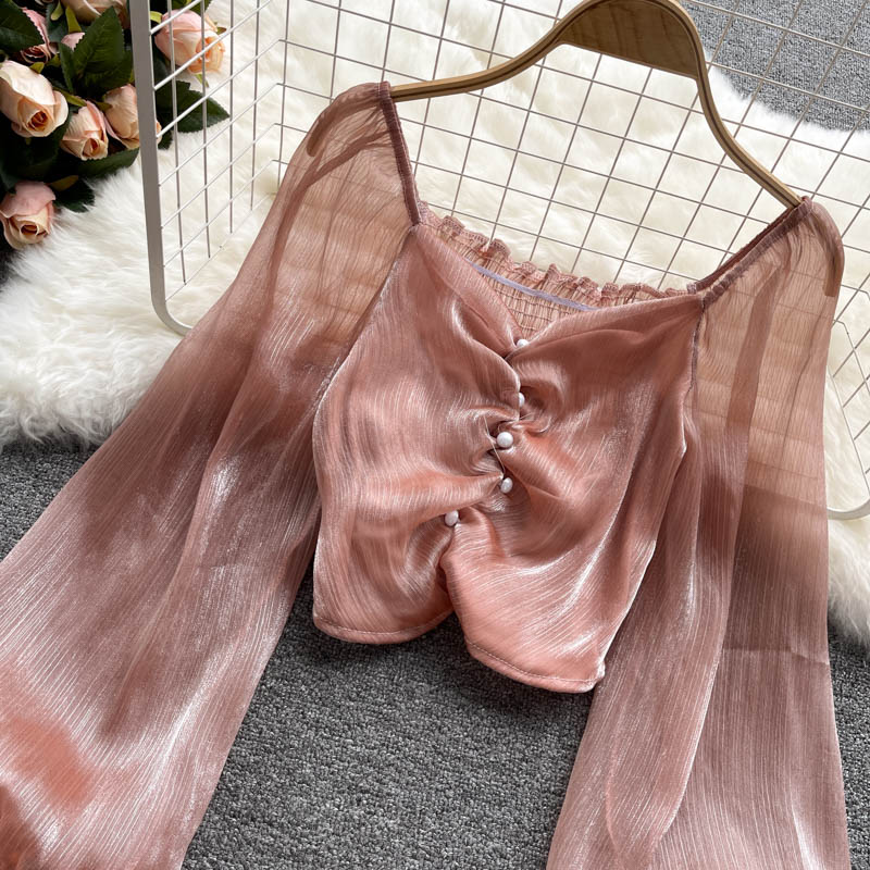 Zuri Chiffon Puff Sleeve Top