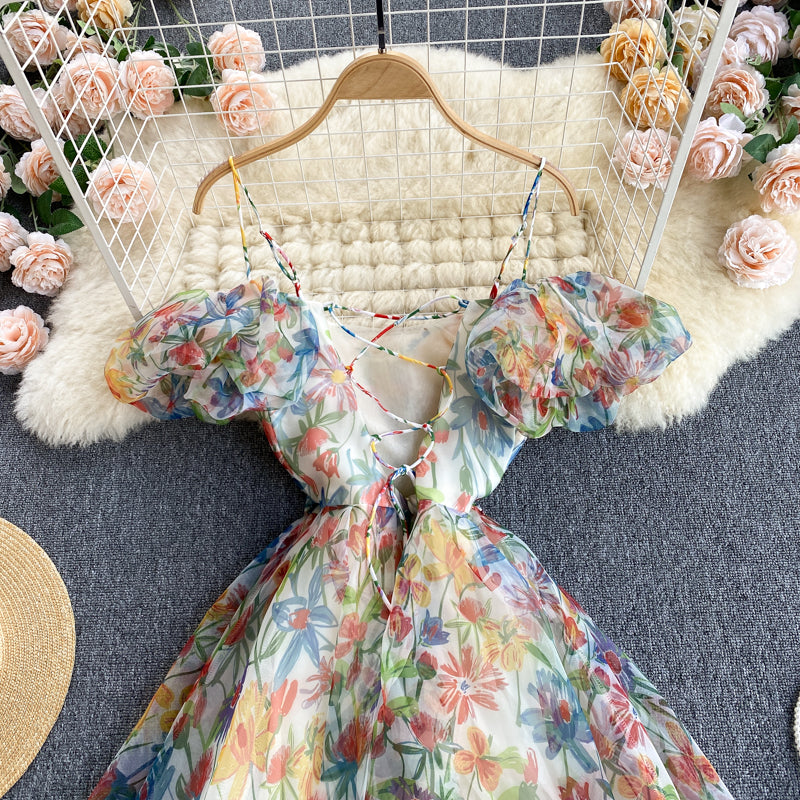 Amber Off-Shoulder Open Back Dress