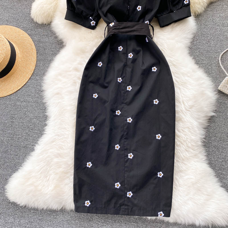 Aleena Embroidered Dress