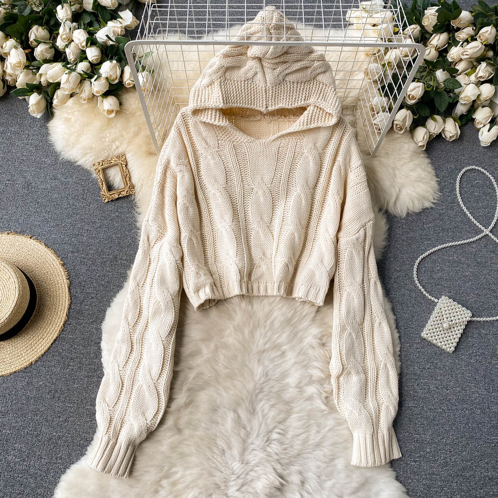 Caya Hoodie Two Piece Knit Set