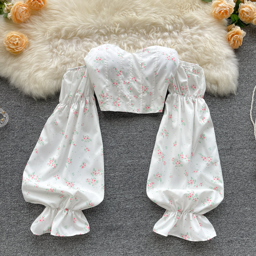 Daisy Puff Sleeve Top