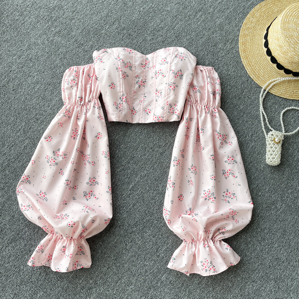Daisy Puff Sleeve Top