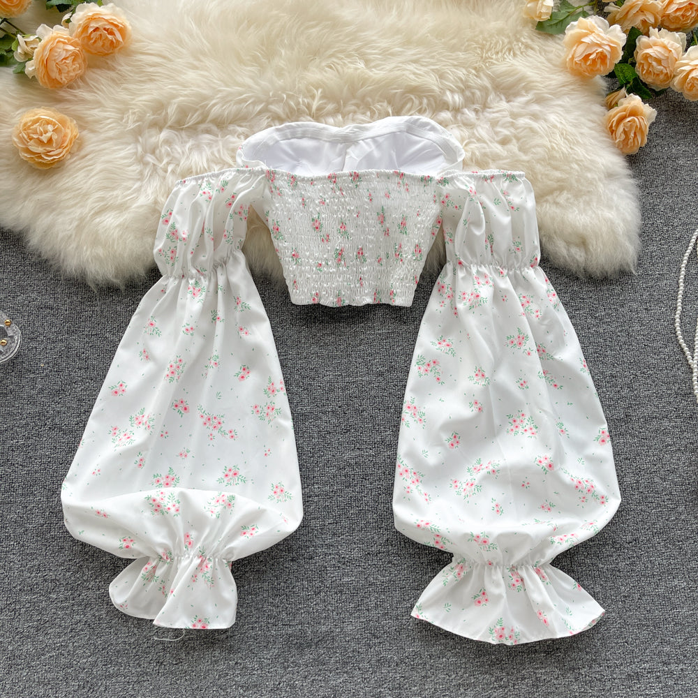 Daisy Puff Sleeve Top
