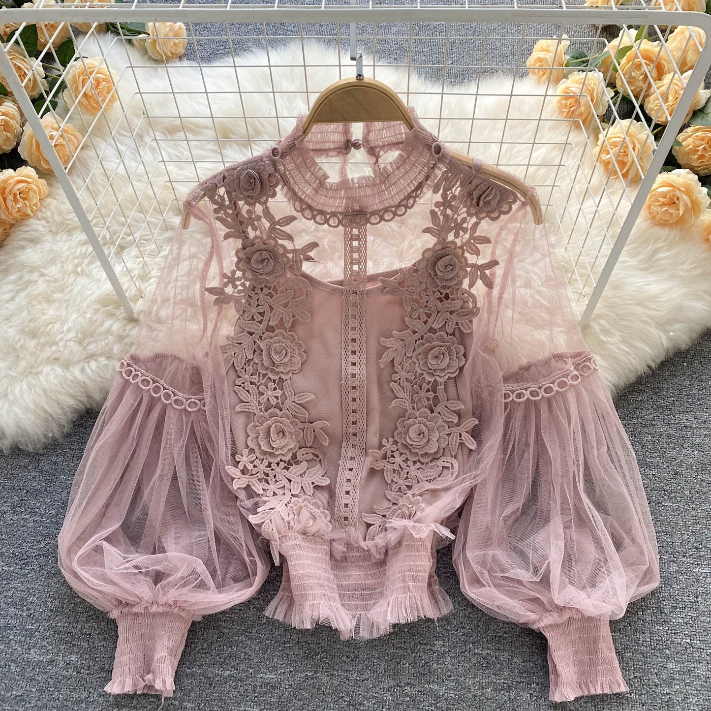 Aurelia Mesh Top