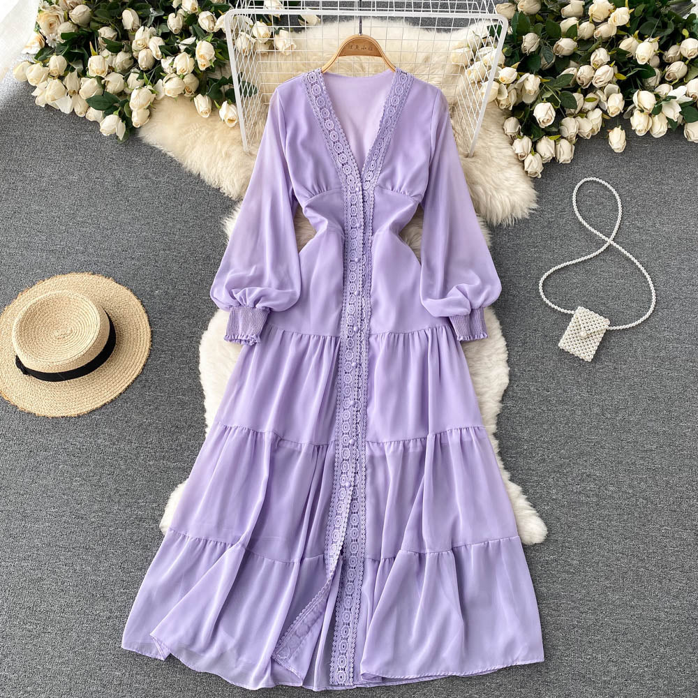 Adelynn V Neck Dress
