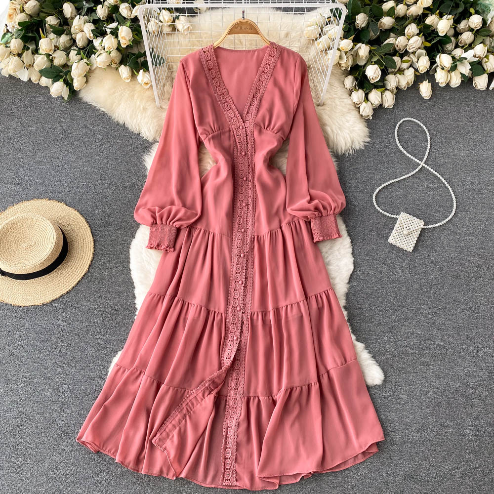 Adelynn V Neck Dress