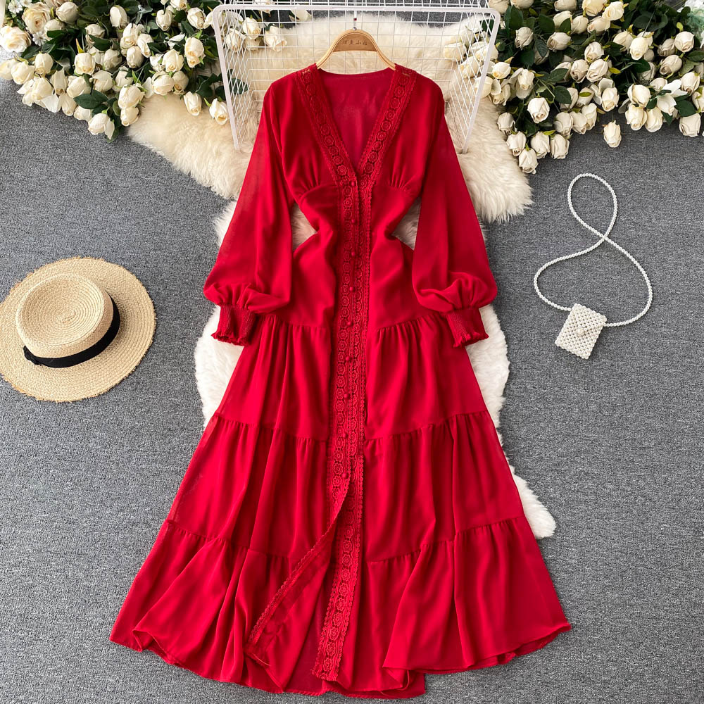 Adelynn V Neck Dress