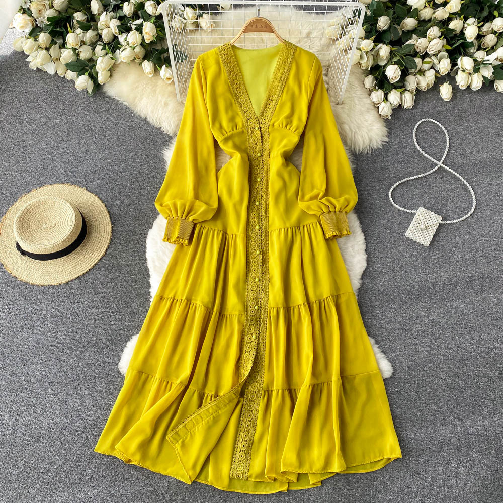 Adelynn V Neck Dress