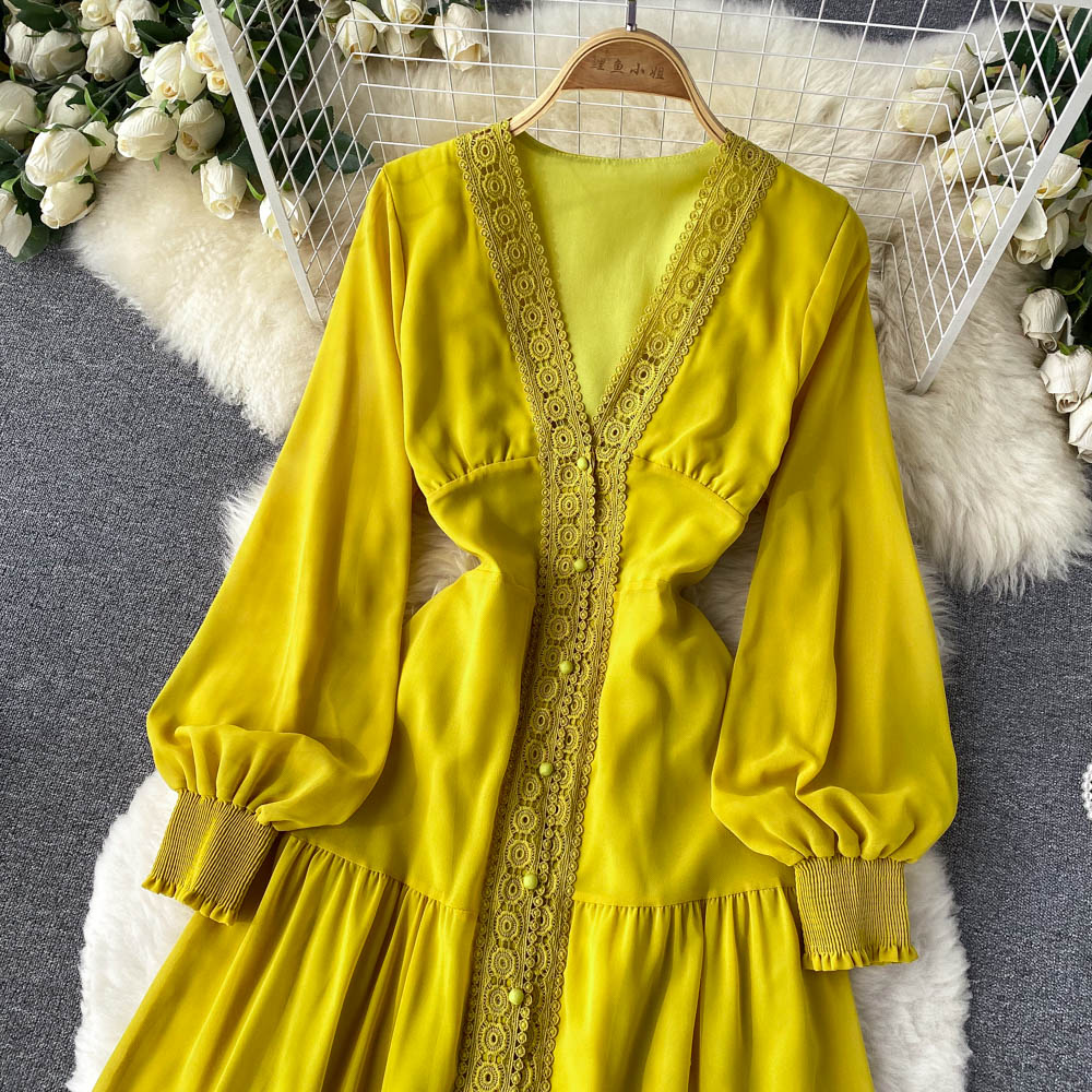 Adelynn V Neck Dress