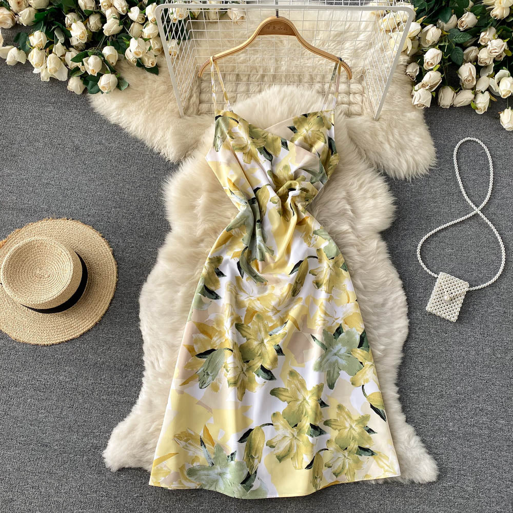 Flora V Neck Dress