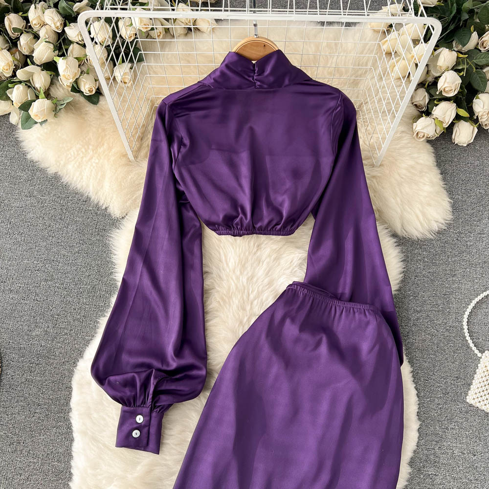 Nala Satin Two Piece Set