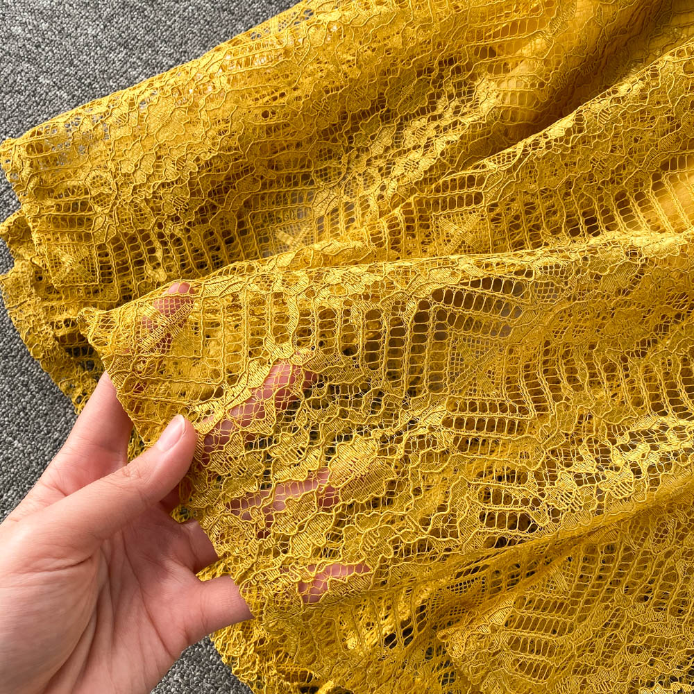 Helen Puff Sleeve Lace Dress