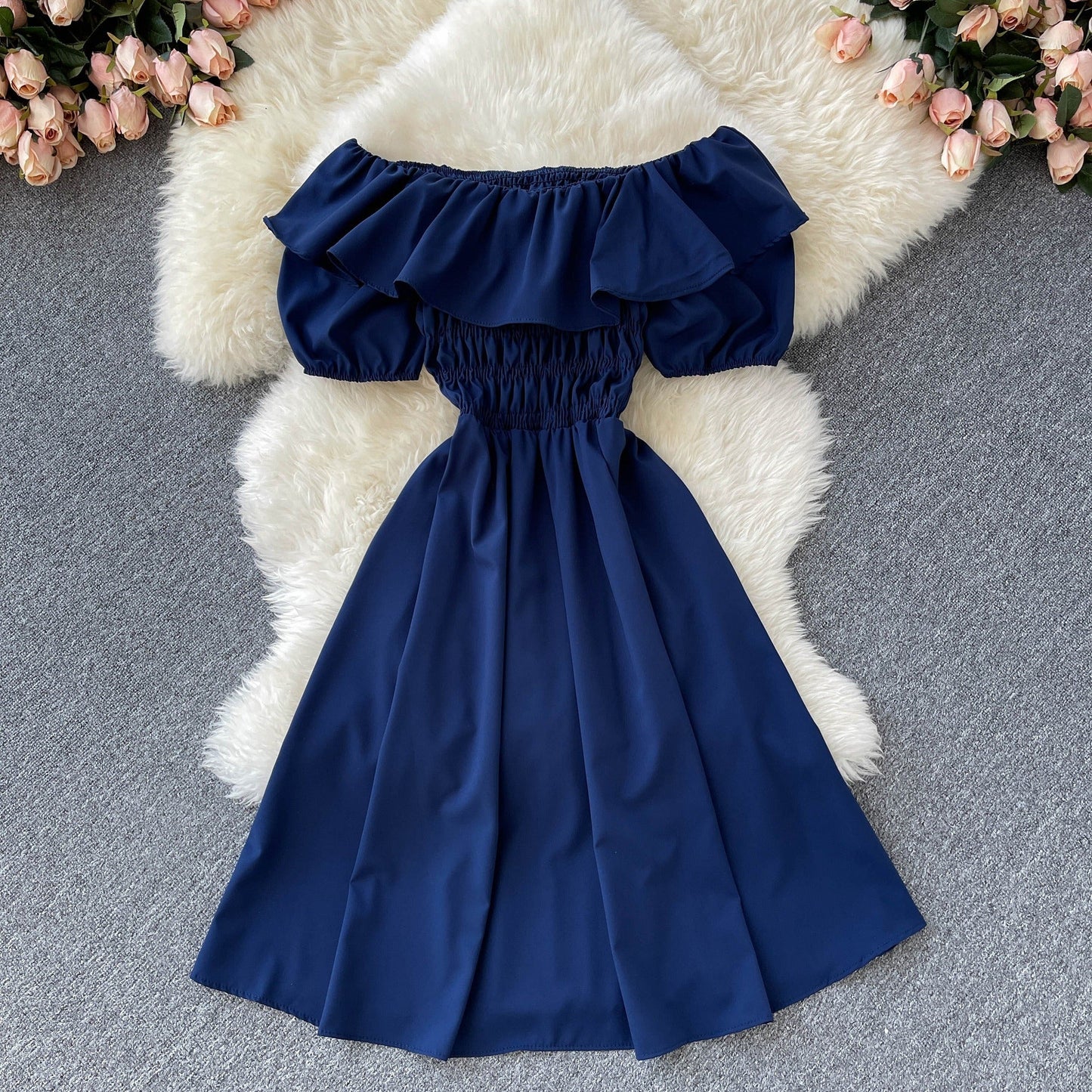 Teresa Shirred Dress