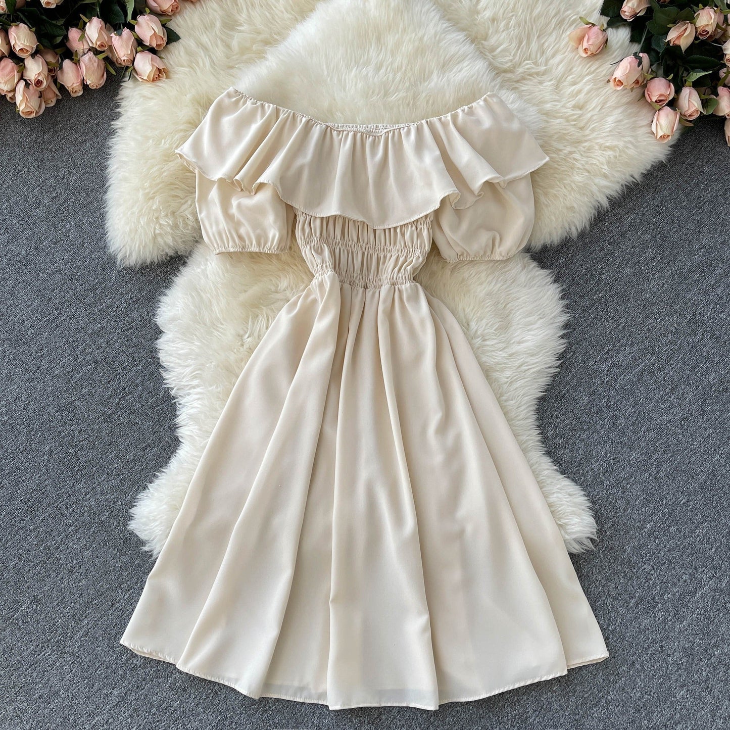 Teresa Shirred Dress