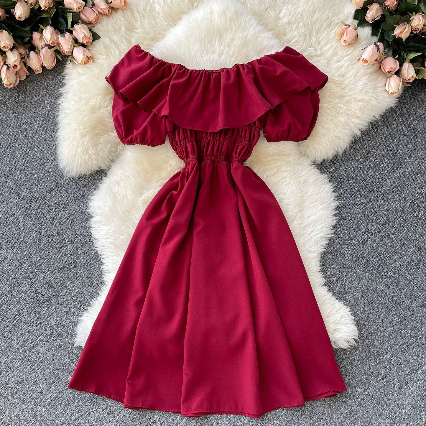 Teresa Shirred Dress