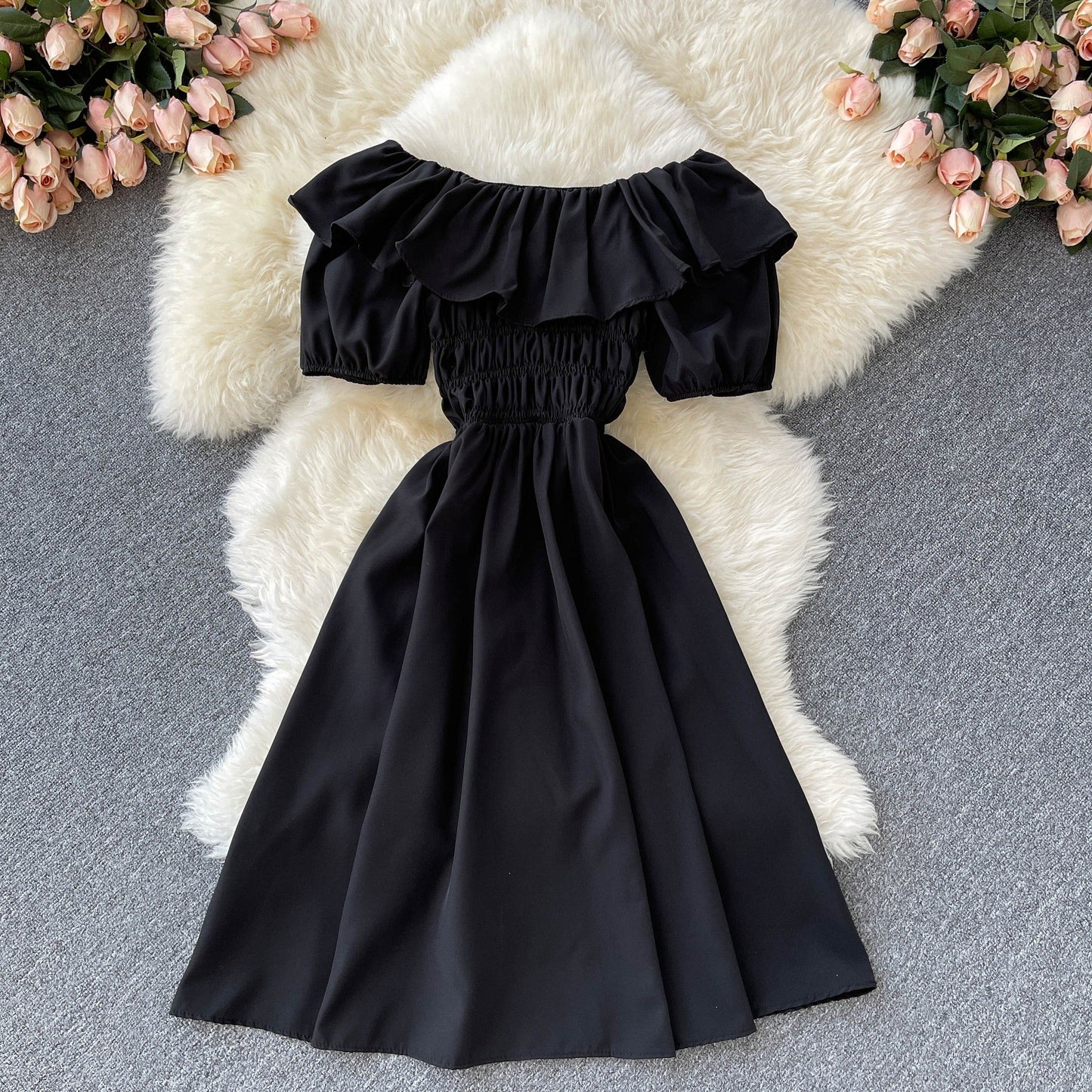 Teresa Shirred Dress