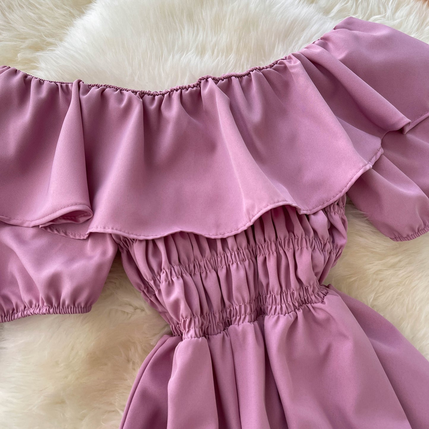 Teresa Shirred Dress