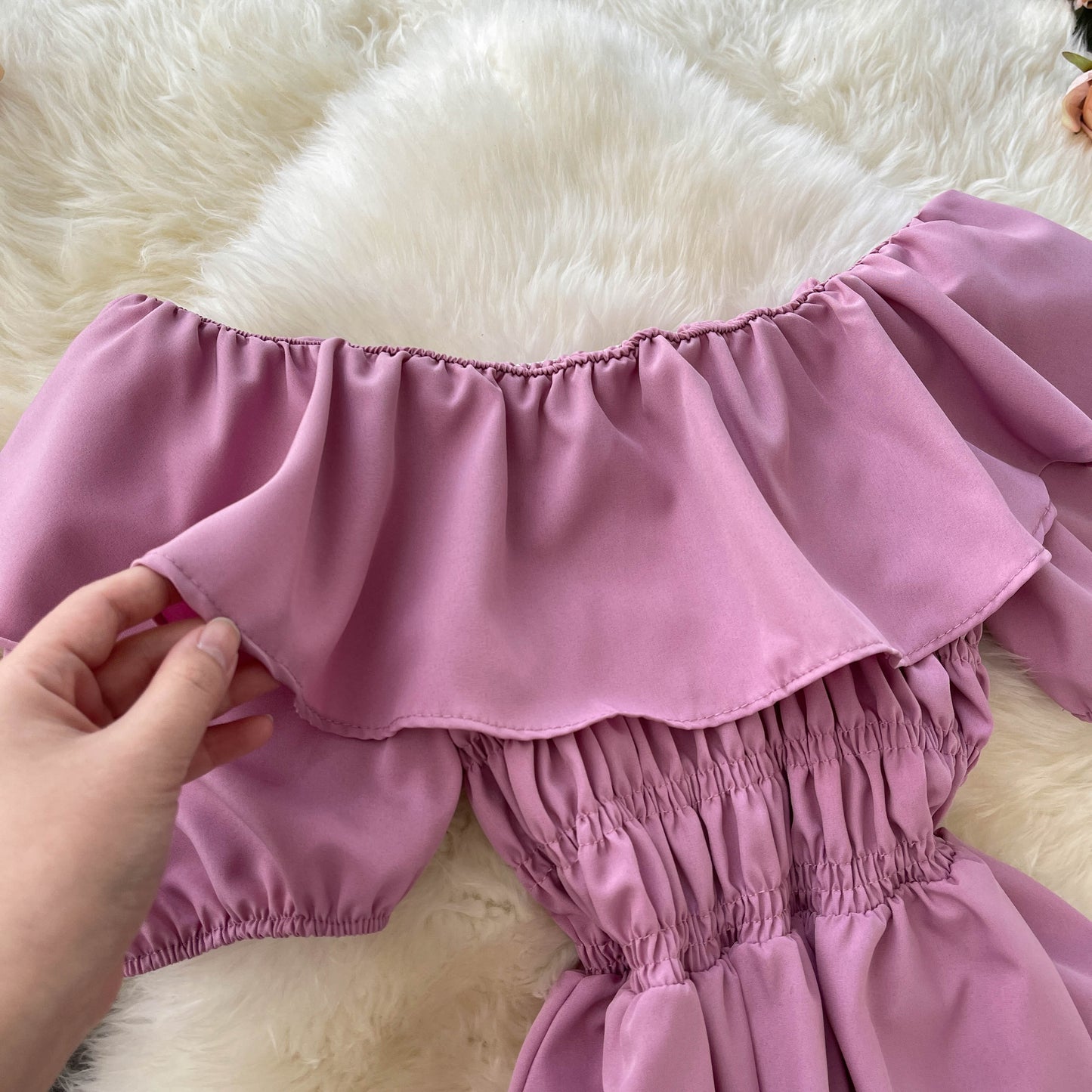 Teresa Shirred Dress